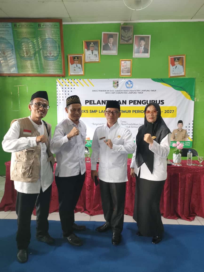 Pengurus MKKS Tingkat SMP Lampung Timur 2025-2027 Resmi Dilantik